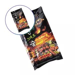 쌍문상회 자연 그대로 숯 1박스 20봉 바베큐그릴 펜션 캠핑 술