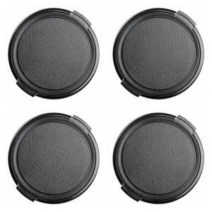 범용 전면 캡 카메라 렌즈 캡, 사이드 핀치 방진 커버, 대마 페이스 72mm, 55mm, 62mm