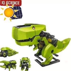 어린이 재생 에너지 변형 공룡 로봇 만들기 과학 교육 학습 완구