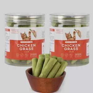 [NS홈쇼핑]펫메이드 치킨그라스 x 2개 간기능강화 헤어볼관리 고양이 캣그라스..