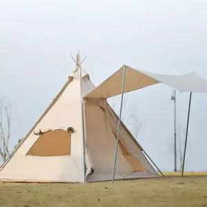 [골드스마일]자캠 인디어 텐트 감성 티피텐트 글램핑 차박 피크닉 3-4인용