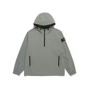 내셔널지오그래픽 NATIONALGEOGRAPHIC N242UFT940 아델리 경량 우븐 스트레치 긴팔 아노락 LICHEN KHAKI N2