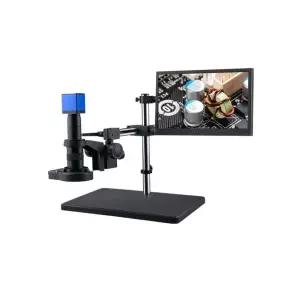 최첨단 산업용 실체현미경 연구실 HDMI 기판 검사 레버 USB 컴퓨터 측정 14인치 범용