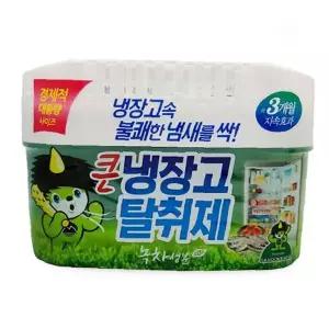 냉장실 악취제거 용기형 420g 녹차 천연성분 식품보관 신선도유지 3개월 지속형