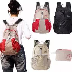 휴대용 접이식 경량 보조가방 여행 등산 캠핑 쇼핑 파우치형 수납백 간편휴대