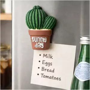 선인장 냉장고 자석 5P세트 메모자석 화이트보드 마그넷