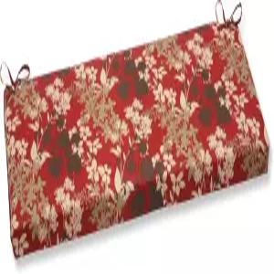 넥타이 날씨 페이드 저항성이 있는 베개 퍼펙트 플로럴 실내/외 소파 세트 벤치 스윙 쿠션 18인치 x 45인치