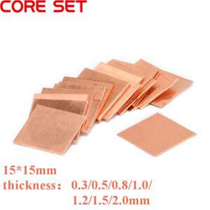 노트북 구리 시트 플레이트 0MM 10 방열판 3MM VGA 5MM 스트립 RAM 냉각용 패드 8MM