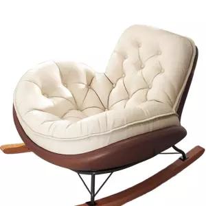 쿠션 흔들의자 넓은 그레이 보통형 휴식 쇼파 테라스 스윙 무중력 인테리어