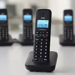 무선 집전화 증설 발신번호 확인 디지털 액정 사무실 가정 통화 블랙 수신기 세트