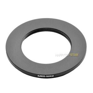 금속 M65 M42 65MM 나사 피치 스텝다운 65 1MM 42MM 렌즈 필터용 42