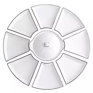 세라믹 구절판 나눔식기 나눔접시 반찬 트레이 홈카페 그릇