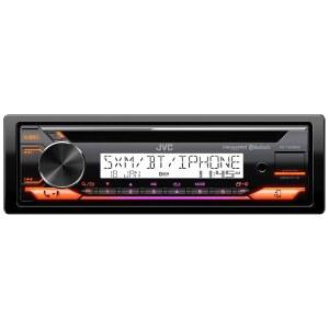 블루투스, 프론트 USB, AUX, 아마존 알렉사, 시러스XM 라디오 준비 완료, 고출력 증폭기, 고대비 화면이 포함된 JVC KD-T92MBS 해상 등급 차량 스테레오