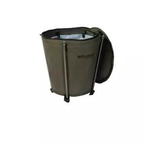 캠핑접이식쓰레기통 봉투 정리함 카키 대용량 걸이 감성 분리수거 봉투걸이