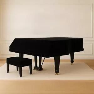 그랜드 피아노 덮개 학원 방진 커버 대형 보호 심플