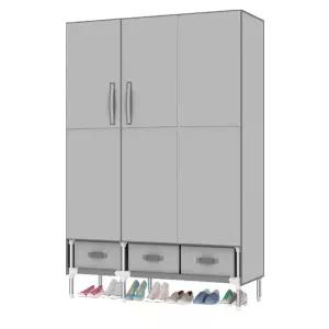 패브릭 수납장 이불 튼튼한 간이 옷장 자취방 기숙사 조립식