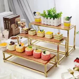 마카롱 진열대 케이크 스탠드 카페 디저트 플레이트