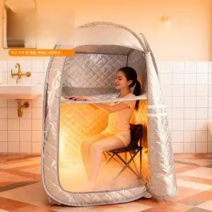 가정용 사우나 1인용 습식 전신 스파 스팀 텐트 찜질기 훈증기