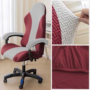 스플 라이스 컬러 전자 스포츠 게임 좌석 케이스 컴퓨터 팔걸이 스크래치 커버 고양이 사무실 방지 방진 가정용 의자