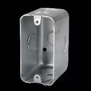 전기 철 매입박스 스위치 1개용 75mm 스틸 경량 배관 부속 설비 소방