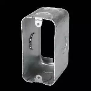 전기 철 매입박스 스위치 1개용 75mm 연결 스틸 경량 배관 부속 설비