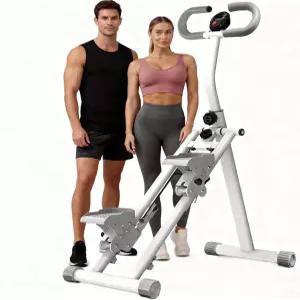 가정용 스테퍼 수직 클라이머 운동 기계 조절 가능한 핸들바로 전신 운동을 위한 계단 여성 남성에게