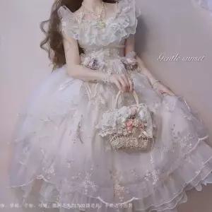 로판드레스 컨셉 파티 생성색 복고풍 의상 졸사 귀족 공주