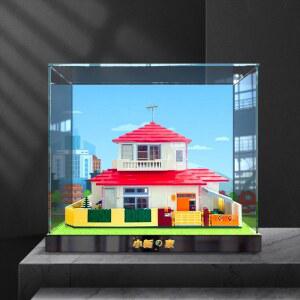 크레용 거실 빌딩 는 DIY 바닥 블럭 진열장 시리즈