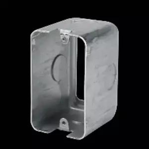 전기 철 매입박스 콘센트 승압 1개용 75mm 연결 스틸 배관 부속 설비