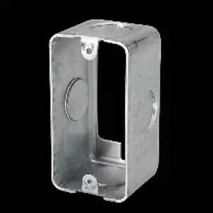 전기 철 매입박스 스위치 1개용 54mm 연결 스틸 경량 배관 부속 설비