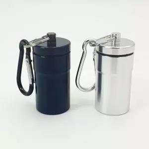 카라비너 휴대용 재떨이 고리형 개인 재떨이 밀폐형 야외용 캠핑 꽁초