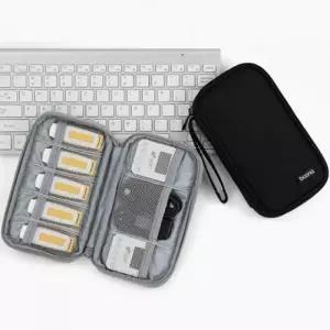 휴대용 여성 남성 디지털 파우치 가방 보관 정리 수납 충전기 보조배터리 usb 다용도 멀티 케이블 여행