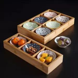 원목 나무틀 업소용 칸막이틀 구절판 고바찌 접시 반찬