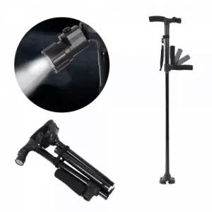 ( )어르신용 노인 지팡이 야간용 안전 지팡이 휴대용 보행 보조기 선물