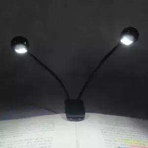 ( )휴대용스탠드 투헤드 LED 독서등 공부등