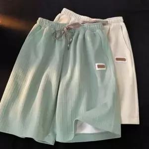 남자 여자 캐주얼 허리 밴딩 패치 포인트 반바지 여름 트레이닝 기능성 운동 스포츠 남성