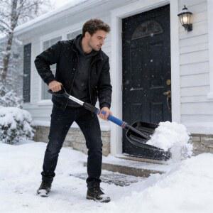 넉가래 스노우 셔블 경량 접이식 자동차 트렁크용 소형 휴대용