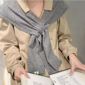 봄 여름 레이어드룩 심플 데이트룩 무지 페이크카디건 여자봄패션 가디건 페이크 봄패션코디 케이프 여성