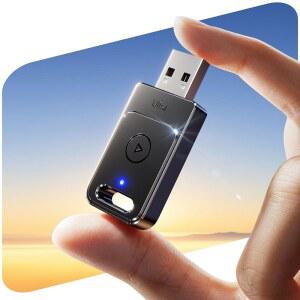 카플레이 무선 어댑터용 클레비톤, 3배 빠른 자동 연결, 지연 시간 없음, 플러그 앤 플레이, 어댑터, 6~17용 2025 미니 동글, 927대 이상 차량, USB A/C, 매트 블랙에 적합