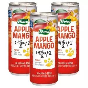 꾹4  푸르티 애플망고 푸르밀 x 240ml 60캔 (30캔 2박스)
