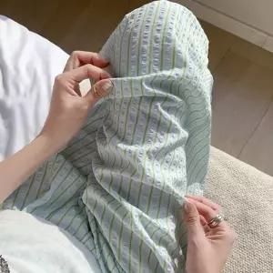 잠옷 남여공용 여름 바지 홈웨어 여름 쿨링 수면 스트라이프 커플잠옷 파자마 KK1020