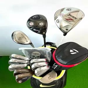 중고  캘러웨이 PRGR 조합 S강도 남성 중고 골프채 풀세트 캐디백 포함