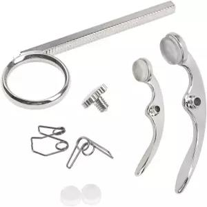 지아유이 트럼펫 워터 키/스핏 밸브 슬라이드 핑거 링 어셈블리 교체 부품 1세트