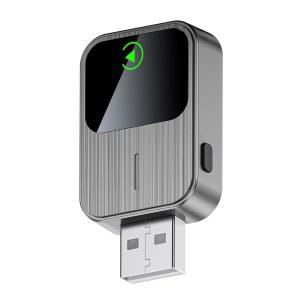 용 무선 카플레이 어댑터 - 유선에서 카플레이, 플러그 앤 플레이, 빠르고 안정적인 연결, 미니 USB 및 리셋 버튼, Cars 2016+와 호환(iOS 전용)