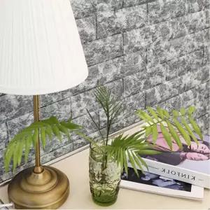 단열벽지 롤형 접착식 폼블럭 마블링 그레이 100cmx220cm 인테리어벽지