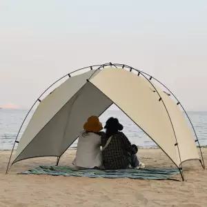 미니타프 돔 쉘터 감성 캠핑 차박 도킹 텐트 해변 대형 그늘막 피크닉 공원 가림막 자외선 차단 방수 낚시