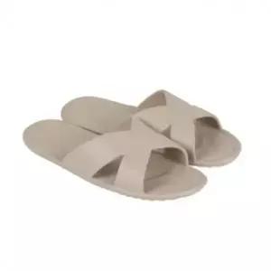 거실화 크로스 베이지 쿠션거실화 단체실내화