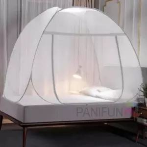 원터치모기장 120x200cm그레이 캠핑용모기장 캐노피모기장 침대방충망 싱글침대모기장 모기장텐트