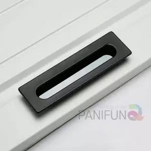사각 매립손잡이 블랙 씽크대문손잡이 문손잡이 매입형손잡이 서랍장손잡이 앤틱가구손잡이