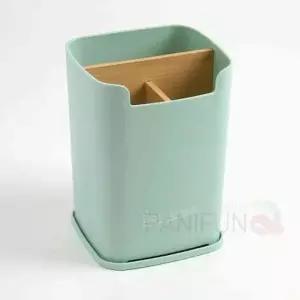 물빠짐 수저통 그린 숟가락통 식기꽂이 수저홀더 싱크대수저통 수저함